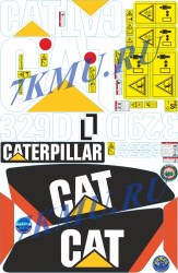 Стикеры для Сaterpilar 329DL